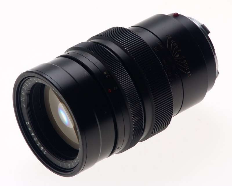 SUMMICRON 2/90mm BLACK M MOUNT LEICA CAMERA LENS f=90mm CLEAN CONDITION FITS M9