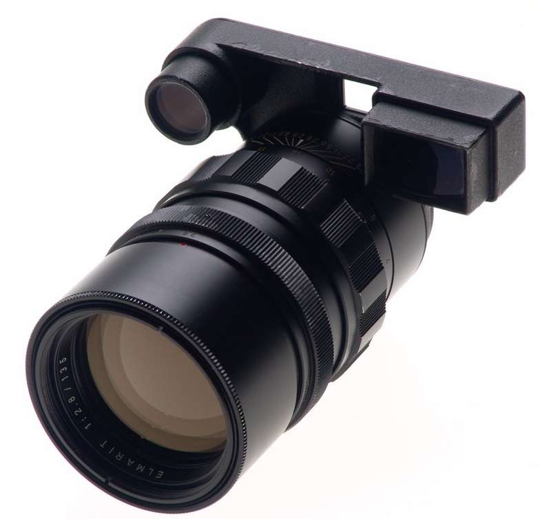 LEICA CAMERA LENS ELMARIT-M 1:2.8/135mm EYES f=135mm BLACK LENS CAPS FITS M8 M9