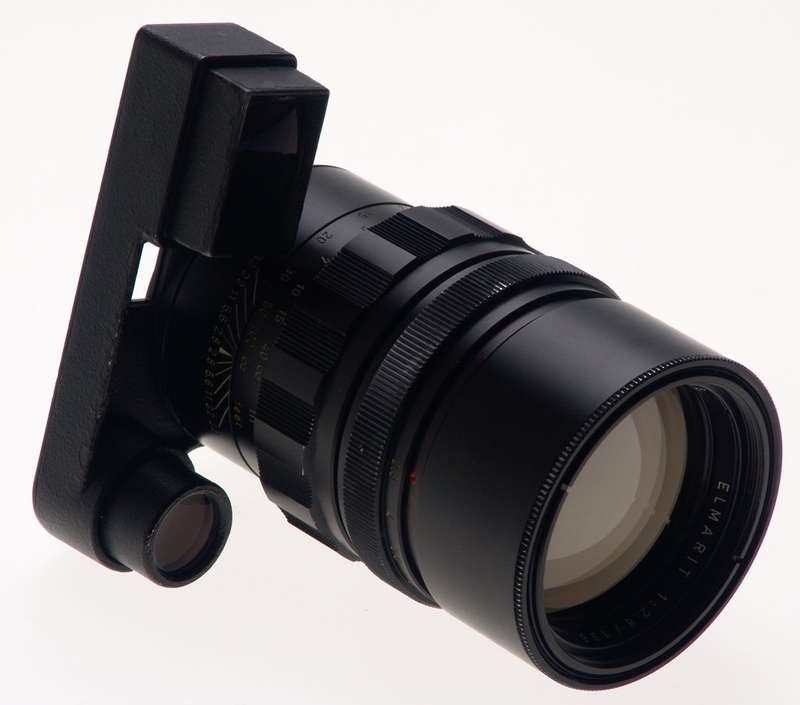 LEICA CAMERA LENS ELMARIT-M 1:2.8/135mm EYES f=135mm BLACK LENS CAPS FITS M8 M9