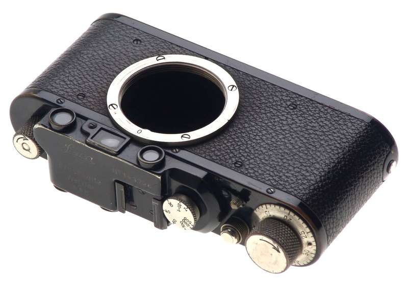 LEICA II BLACK PAINT RARE CAMERA LENS 5/400mm TELYT f=40 cm 1:5 REMOVABLE HOOD