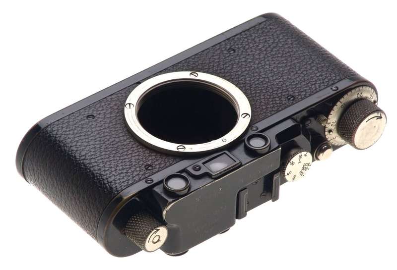 LEICA II BLACK PAINT RARE CAMERA LENS 5/400mm TELYT f=40 cm 1:5 REMOVABLE HOOD