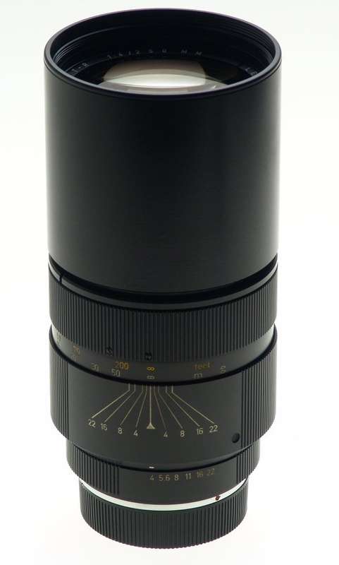 LEICA TELYT-R 1:4/250 mm CAMERA LENS f=250mm MINT CONDITION CAP 14165 FILTER NR