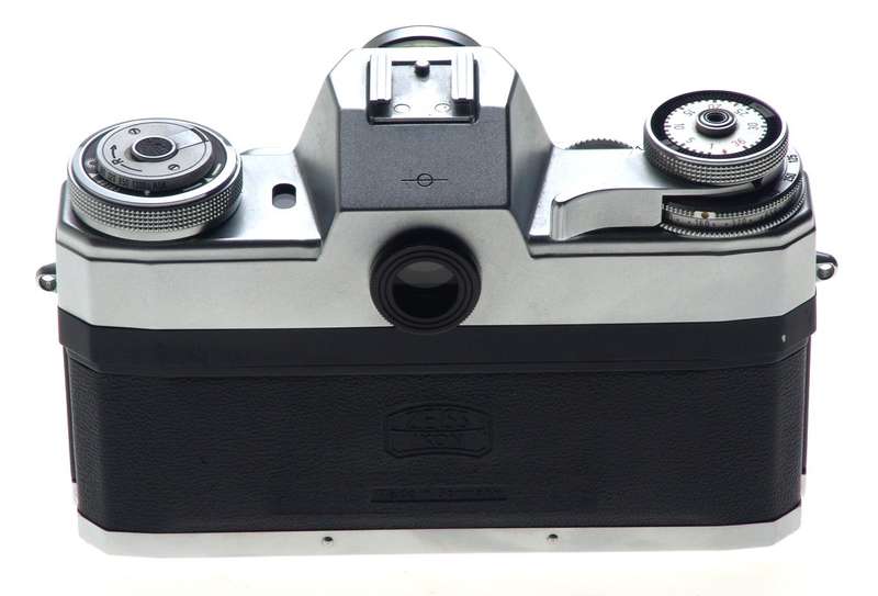ZEISS CHROME CONTAREX SLR FILM CAMERA BULLS EYE PLANAR 2/50 CAP CASE f=50mm KIT