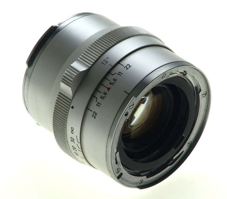 ZEISS CHROME CONTAREX SUPER SLR FILM CAMERA PLANAR 2/50 CAP CASE f=50mm KIT MINT
