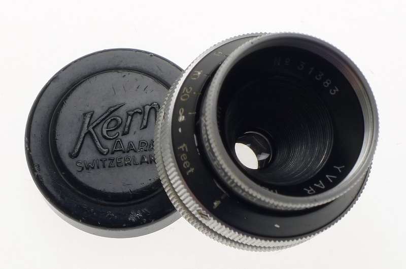 YVAR 2.8 f=15mm BOLEX H16 LENS 2.8/15mm BLACK FRONT ORIGINAL CAP C-MOUNT RARE