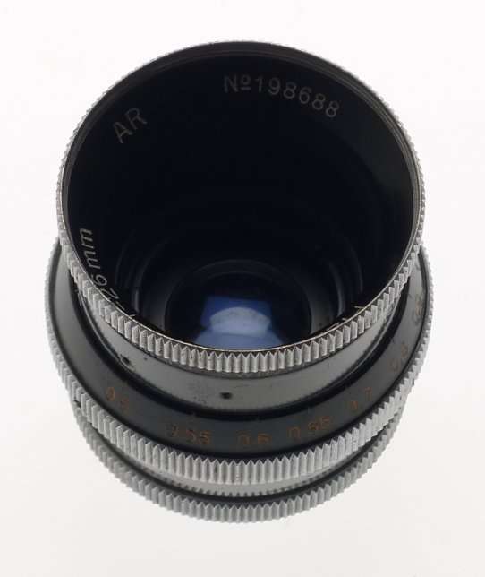 PIZAR 1.9/26mm BOLEX H16 AR LENS 1.9 f=26mm BLACK REAR LENS CAP C-MOUNT NICE NR