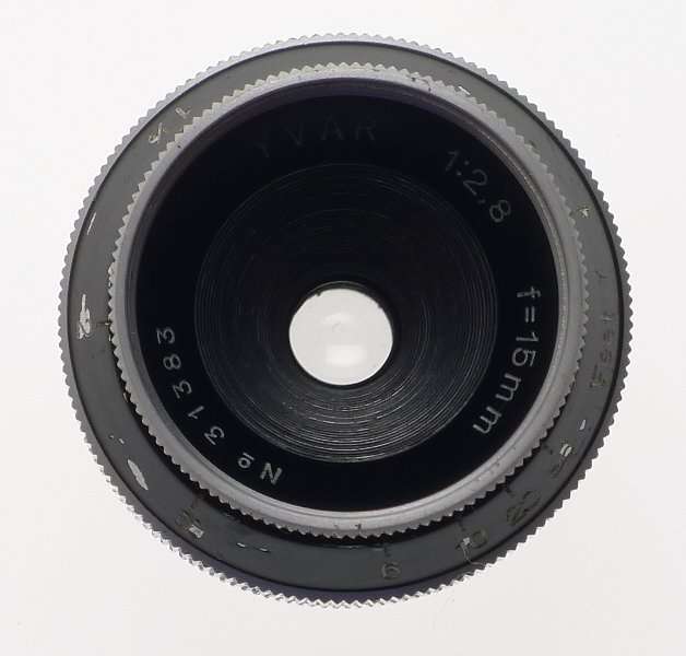 YVAR 2.8 f=15mm BOLEX H16 LENS 2.8/15mm BLACK FRONT ORIGINAL CAP C-MOUNT RARE
