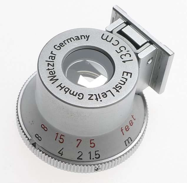 LEICA 121152 SHOOC BRIGHT LINE CHROME VIEWFINDER 13.5cm HOT SHOE f=135mm MINT