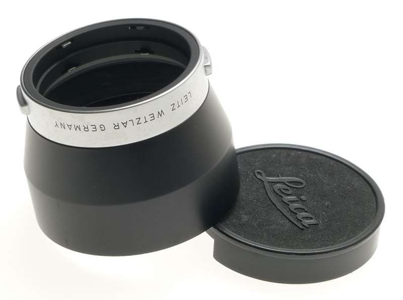 LEICA CHROME 4.5/135 LENS HOOD 4/90 SHADE 12575 MINT 2.8/90mm WITH REVERSE CAP