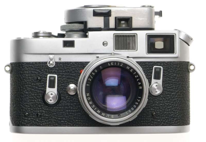 SUMMICRON DR 2/50mm CHROME METER LEICA 35mm FILM M4 CAMERA CASED JUST SERVICED