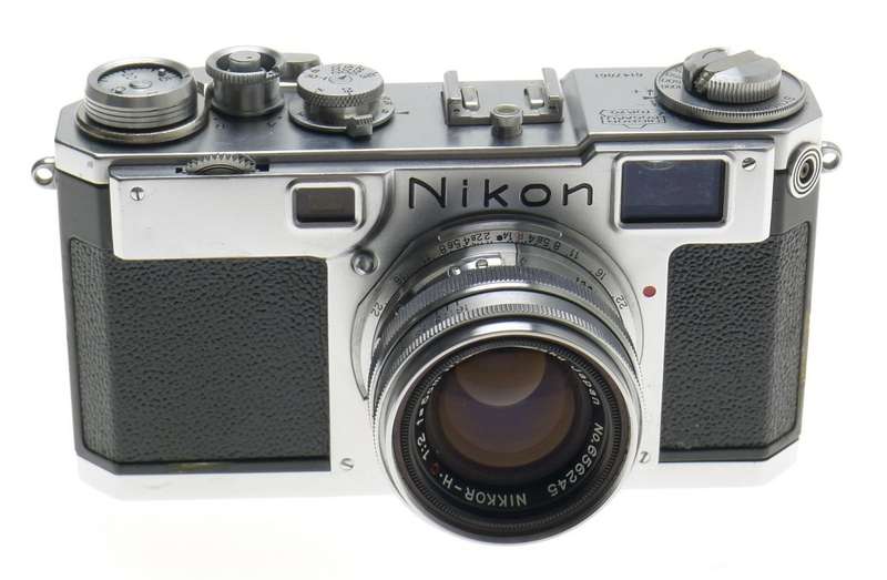 S2 NIKON RANGFINDER 35mm FILM CAMERA NIPPON KOGAKU NIKKOR H.C 1:2 f=5cm CLEAN