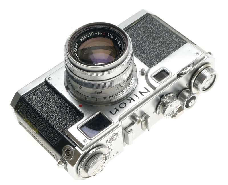 S2 NIKON RANGFINDER 35mm FILM CAMERA NIPPON KOGAKU NIKKOR H.C 1:2 f=5cm CLEAN