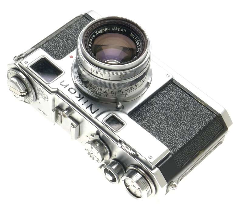S2 NIKON RANGFINDER 35mm FILM CAMERA NIPPON KOGAKU NIKKOR H.C 1:2 f=5cm CLEAN