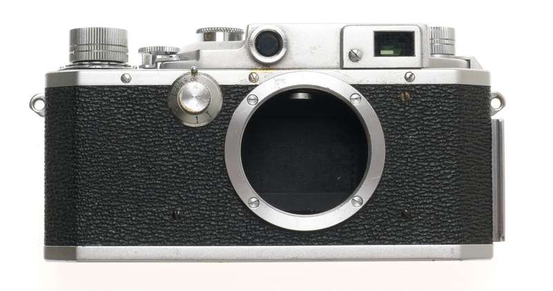 CANON EP M39 RANGEFINDER LEICA CHROME CAMERA BODY 35mm FILM SPOOL USED GOOD COND