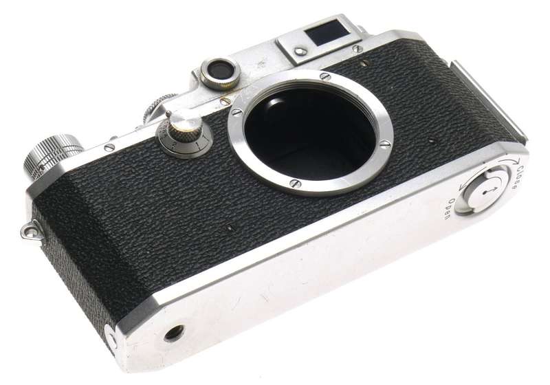 CANON EP M39 RANGEFINDER LEICA CHROME CAMERA BODY 35mm FILM SPOOL USED GOOD COND