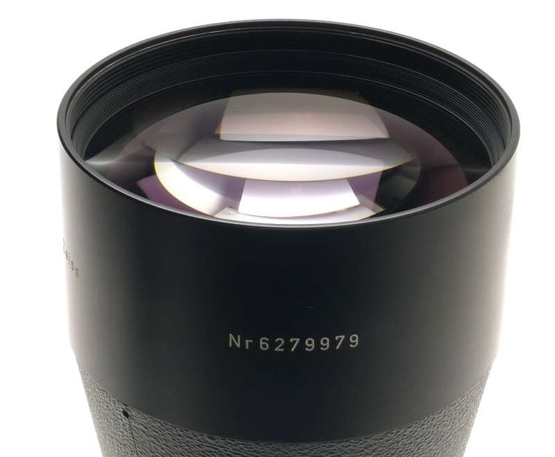 ZEISS TELE-TESSAR 5.6/350 T* HASSELBLAD CAMERA LENS HOOD FILTER CAPS CASED CLEAN