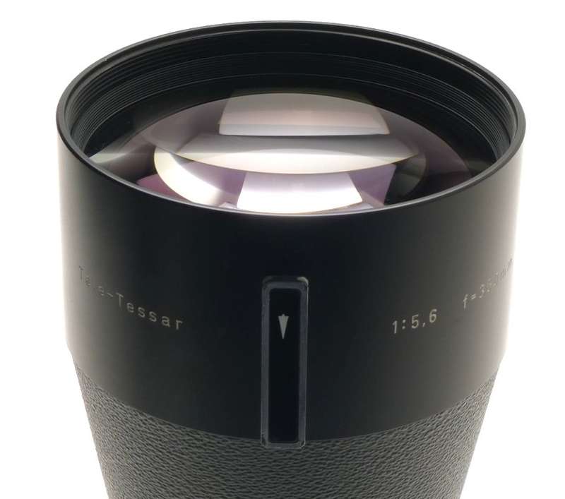 ZEISS TELE-TESSAR 5.6/350 T* HASSELBLAD CAMERA LENS HOOD FILTER CAPS CASED CLEAN