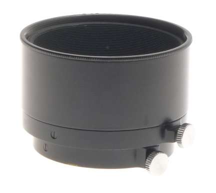 LEITZ VINTAGE ELMAR PRIME COLLAPSIBLE LENS HOOD SHADE BLACK PAINT CHROME LEICA