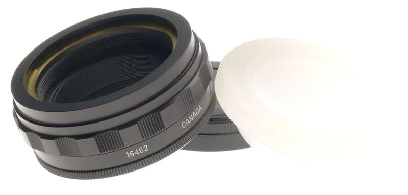 MINT LEICA BLACK SUMMICRON 90mm LENS UNIVERSAL HELICOIL FOCUSING MOUNT 16462 CAP