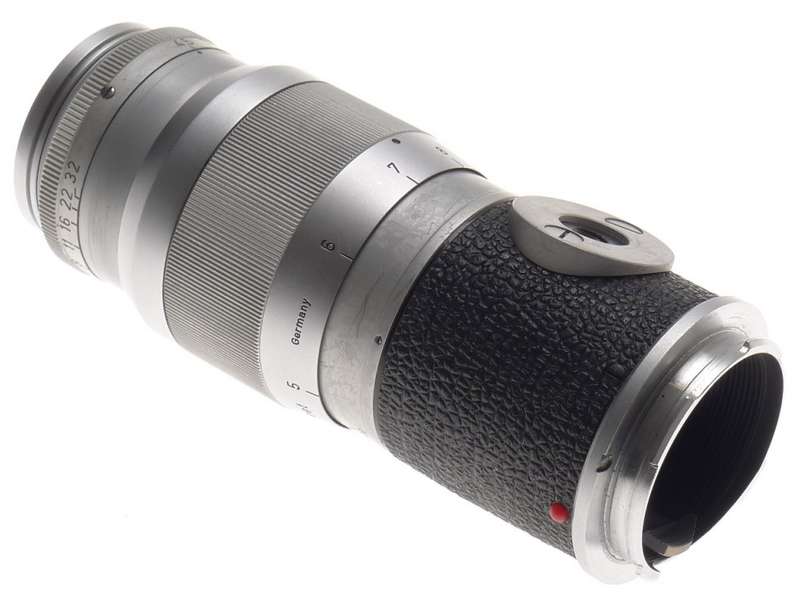 USED LEICA HEKTOR 4.5/13.5cm LEITZ f=135mm CAMERA CHROME LENS CAPS FITS M3 M8 M9