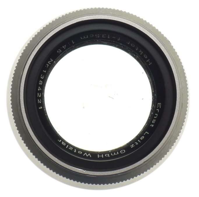 USED LEICA HEKTOR 4.5/13.5cm LEITZ f=135mm CAMERA CHROME LENS CAPS FITS M3 M8 M9