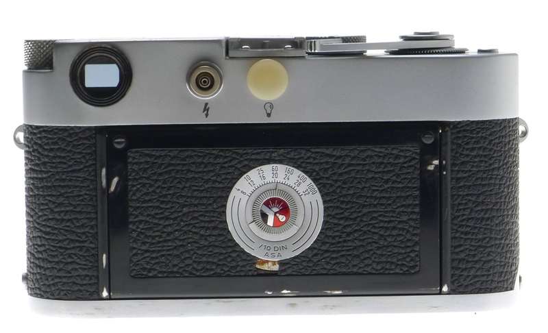LEICA M2 CHROME RANGEFINDER 35mm FILM CAMERA ELMAR 2.8 f=5cm COLLAPSIBLE LENS