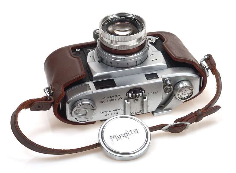MINOLTA SUPER A KOGAKU ROKKOR 1:2 f=5cm 2/50 CAMERA NR