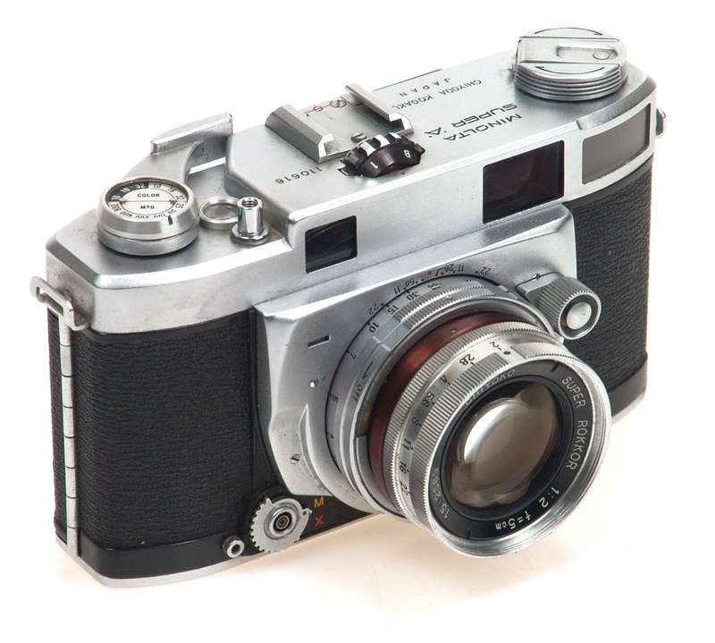 MINOLTA SUPER A KOGAKU ROKKOR 1:2 f=5cm 2/50 CAMERA NR