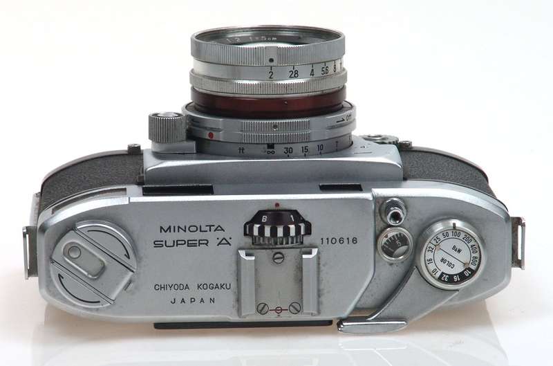 MINOLTA SUPER A KOGAKU ROKKOR 1:2 f=5cm 2/50 CAMERA NR