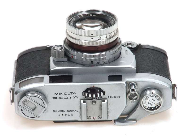 MINOLTA SUPER A KOGAKU ROKKOR 1:2 f=5cm 2/50 CAMERA NR