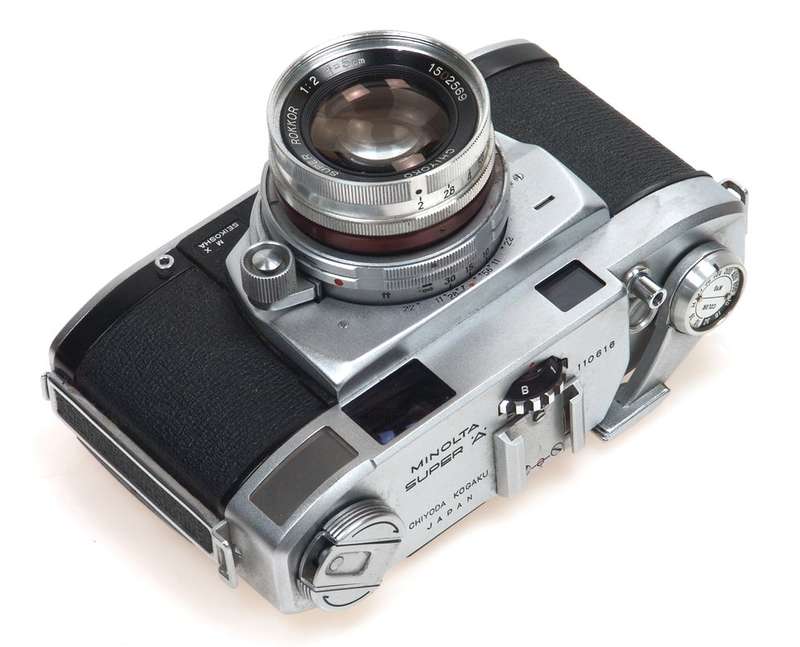 MINOLTA SUPER A KOGAKU ROKKOR 1:2 f=5cm 2/50 CAMERA NR