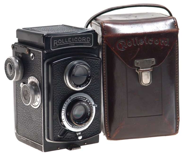 ROLLEICORD TLR CAMERA ZEISS JENA TRIOTAR 4.5/75 CASED