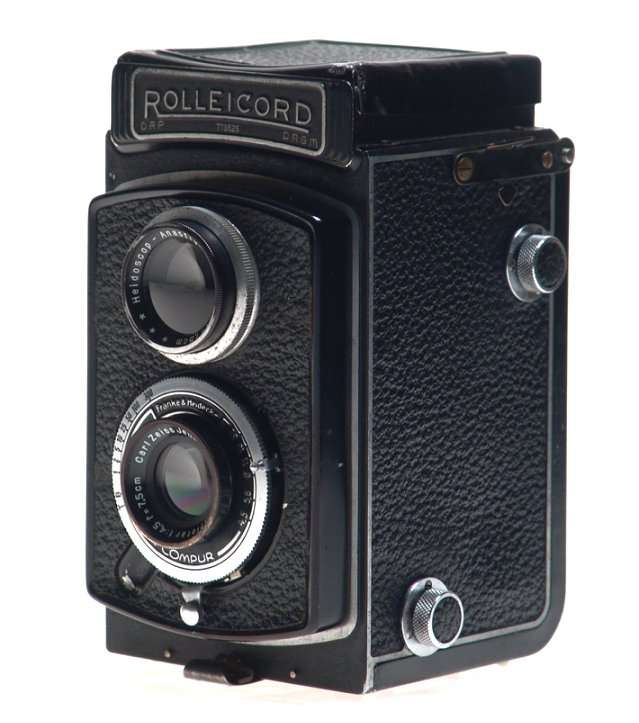 ROLLEICORD TLR CAMERA ZEISS JENA TRIOTAR 4.5/75 CASED