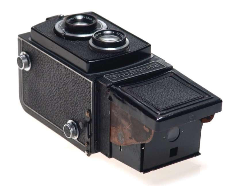 ROLLEICORD TLR CAMERA ZEISS JENA TRIOTAR 4.5/75 CASED