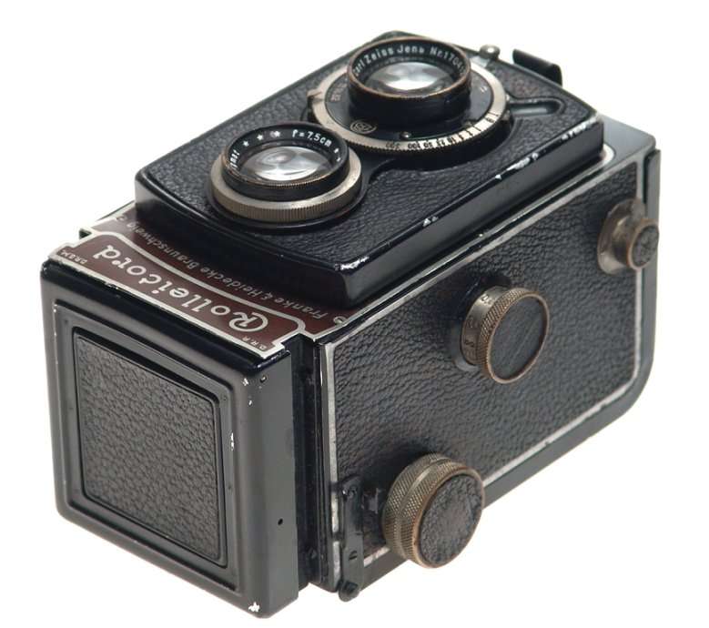 ROLLEICORD TLR VINTAGE CAMERA ZEISS JENA TRIOTAR 3.8/75