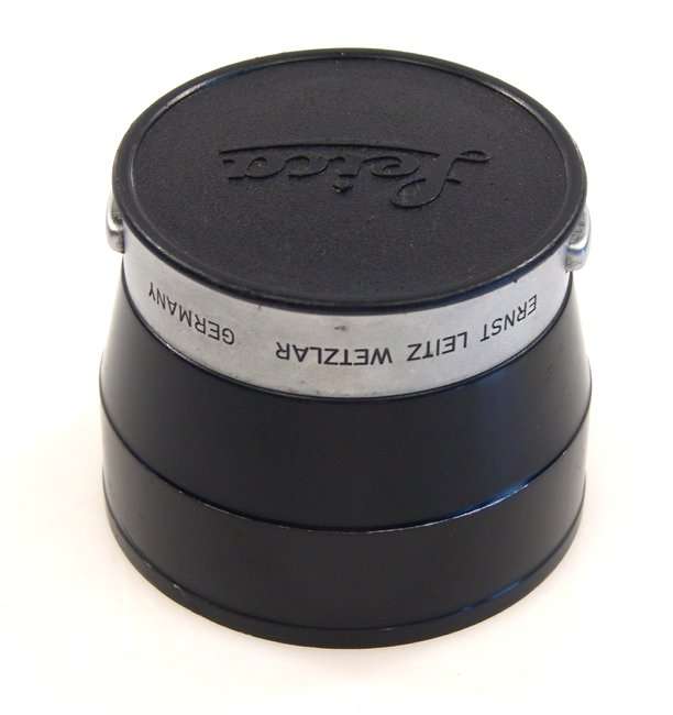 LEICA BLACK LENS HOOD SHADE WITH CAP 4/90 IUFOO 2.8/90