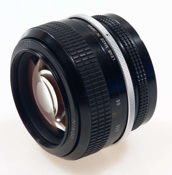 NIKON CAMERA NIKKOR f=55mm FAST LENS 1:1.2/55mm RARE NR