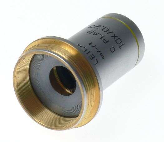 C PLAN 10x/0.22 EXCELLENT OBJECTIVE LENS 506075 LEICA DM LABORATORY MICROSCOPE