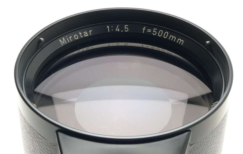 MIROTAR 1:4.5 f=500mm RARE MIRROR ZEISS CONTAREX SUPER CAMERA PLANAR 1:2/50 LENS