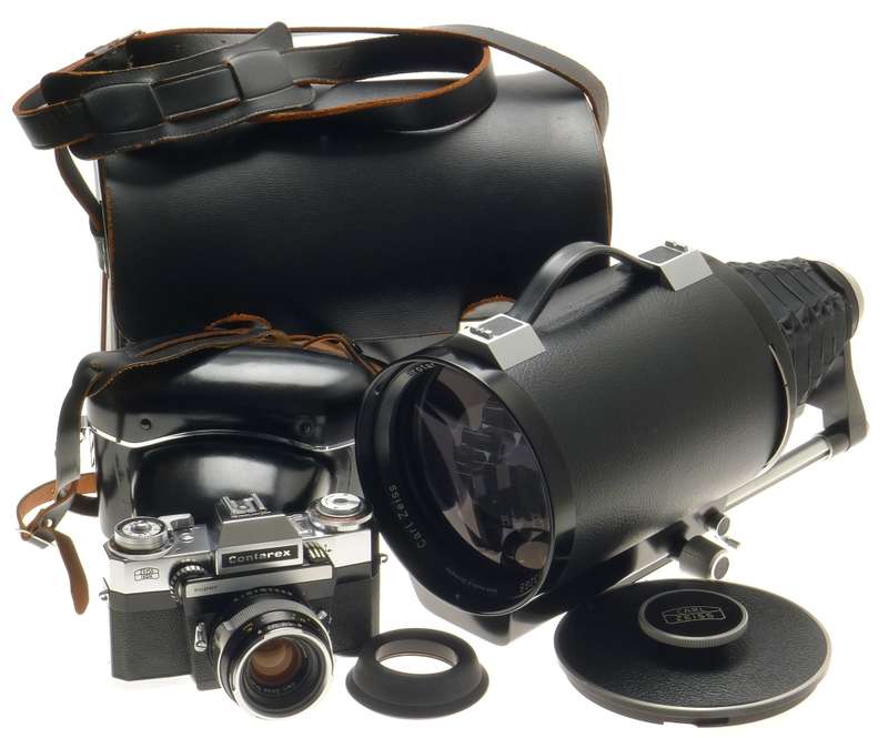 MIROTAR 1:4.5 f=500mm RARE MIRROR ZEISS CONTAREX SUPER CAMERA PLANAR 1:2/50 LENS