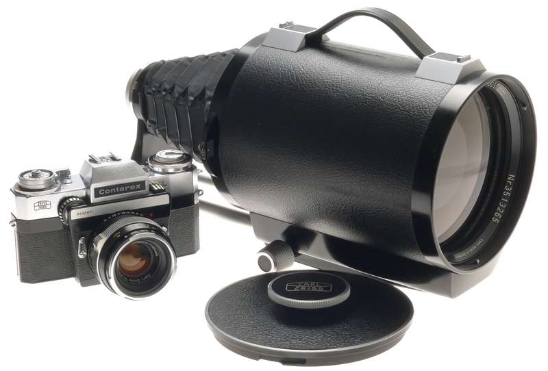 MIROTAR 1:4.5 f=500mm RARE MIRROR ZEISS CONTAREX SUPER CAMERA PLANAR 1:2/50 LENS