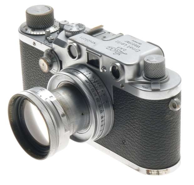 LEICA IIIC 35mm USED FILM CAMERA RANGEFINDER 2/50mm SUMMITAR 1:2 f=5cm LENS CASE
