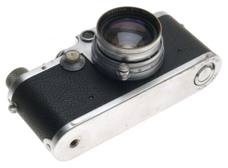 LEICA IIIC 35mm USED FILM CAMERA RANGEFINDER 2/50mm SUMMITAR 1:2 f=5cm LENS CASE