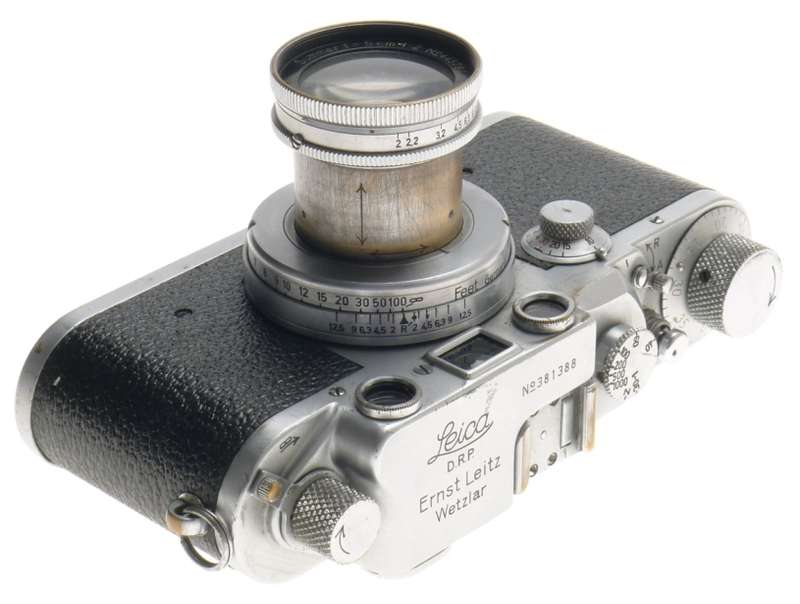 SUMMAR 1:2 f=5cm VINTAGE LENS IIIC LEICA 35mm FILM CAMERA RANGEFINDER TYPE USED