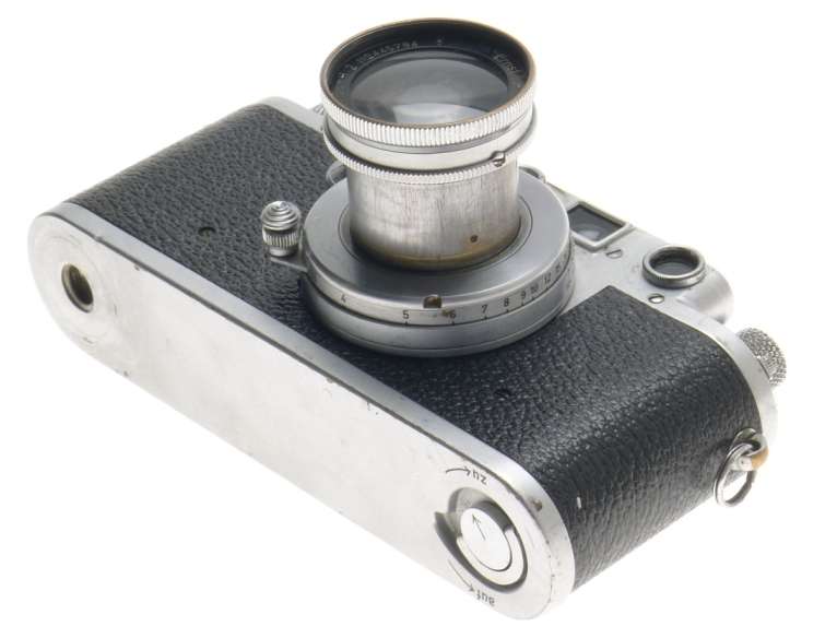 SUMMAR 1:2 f=5cm VINTAGE LENS IIIC LEICA 35mm FILM CAMERA RANGEFINDER TYPE USED