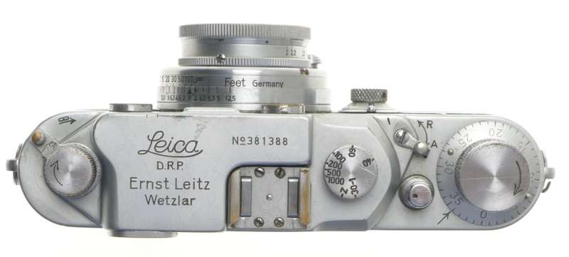 SUMMAR 1:2 f=5cm VINTAGE LENS IIIC LEICA 35mm FILM CAMERA RANGEFINDER TYPE USED