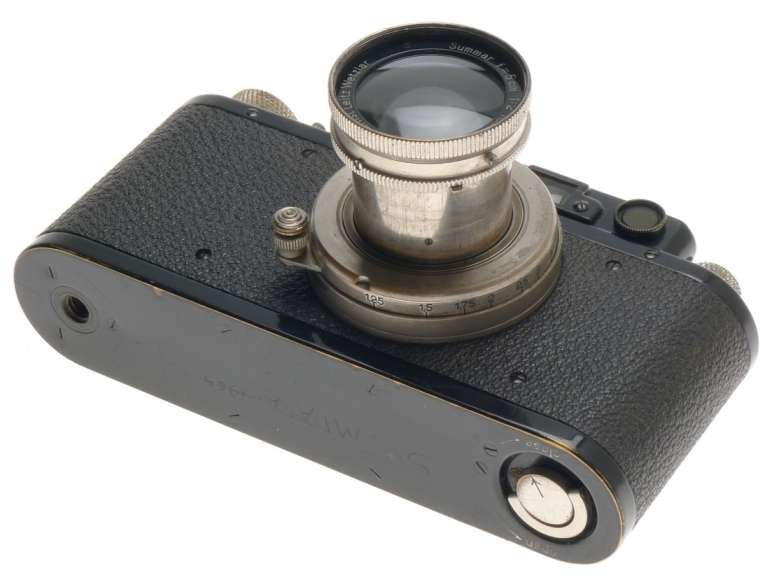 BLACK LEICA II (D) BLACK PAINT M39 SCREW MOUNT NICKLE RARE SUMMAR 1:2 f=5cm