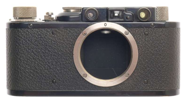 BLACK LEICA II (D) BLACK PAINT M39 SCREW MOUNT NICKLE RARE SUMMAR 1:2 f=5cm