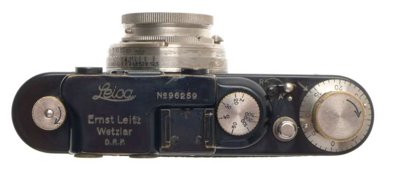BLACK LEICA II (D) BLACK PAINT M39 SCREW MOUNT NICKLE RARE SUMMAR 1:2 f=5cm