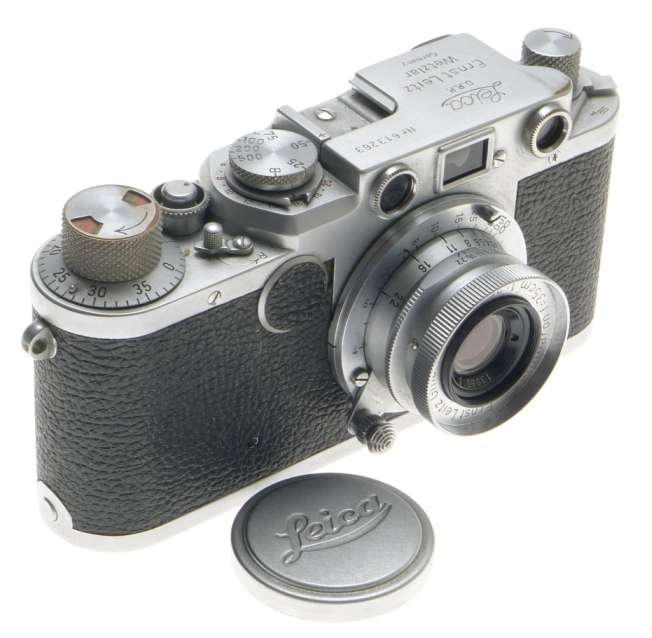 IIF LEICA CHROME CLASSIC 35mm CAMERA LEITZ SUMMARON 1:3.5 f=3.5cm COMPACT LENS